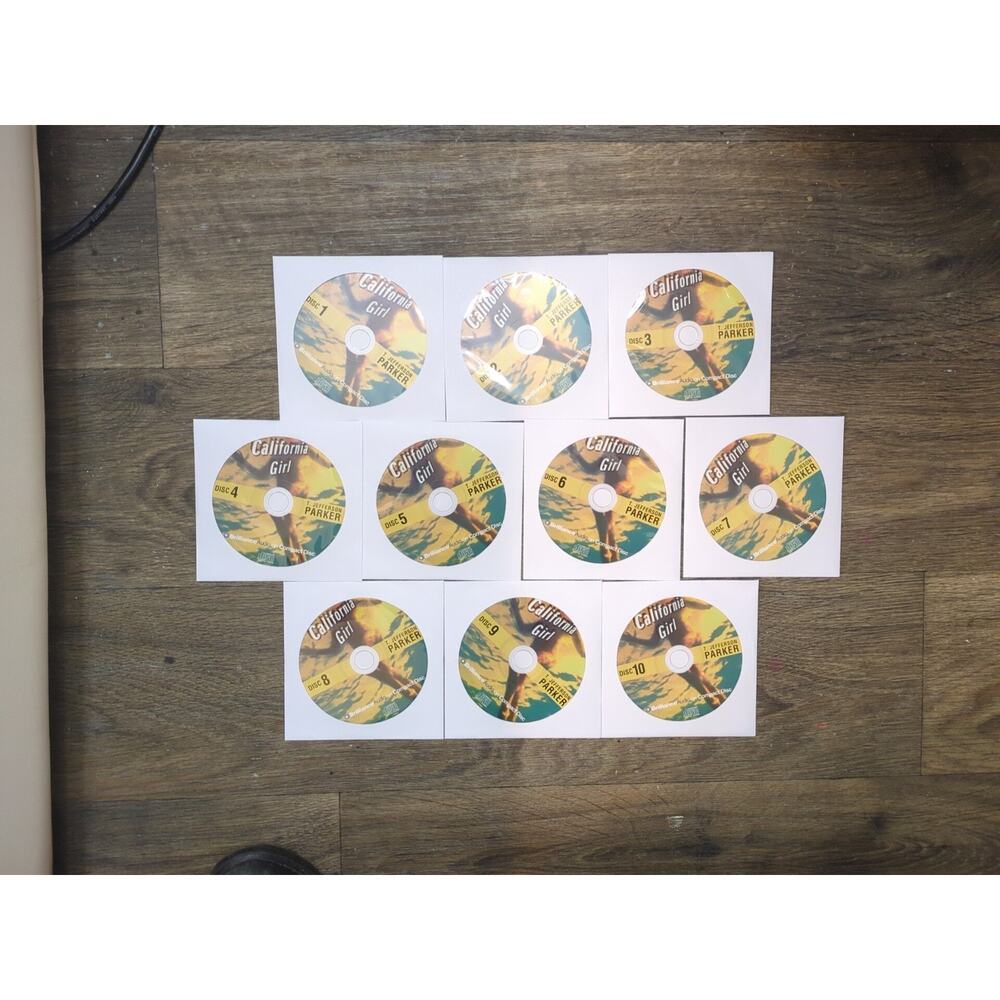 California Girl by T. Jefferson Parker Audio CD Unabridged Audiobook Discs Only